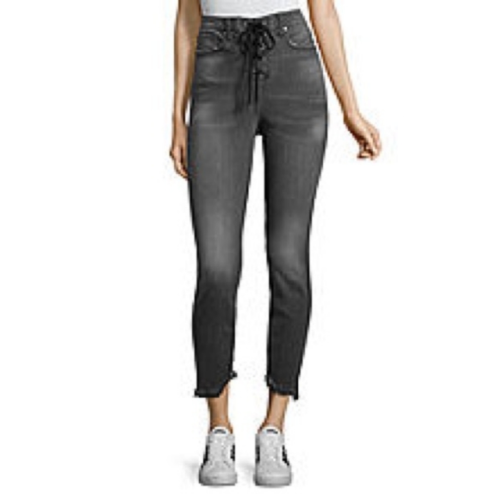 Project Runway high rise ankle skinny